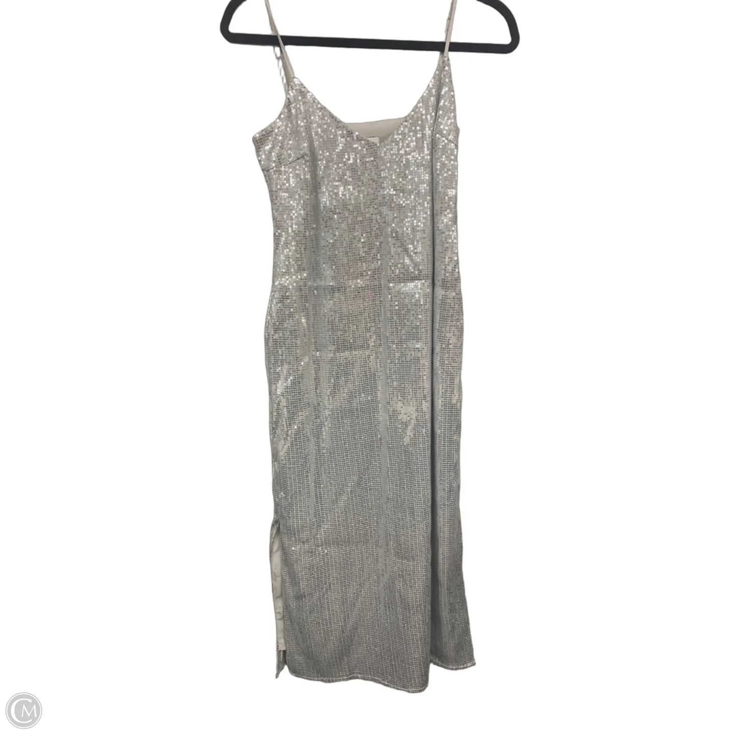 Dress Casual Midi By The Drop In Silver, Size: Xs