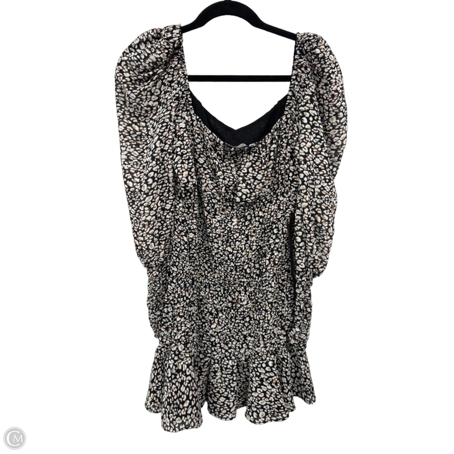 Dress Casual Short By Vestique In Animal Print, Size: S
