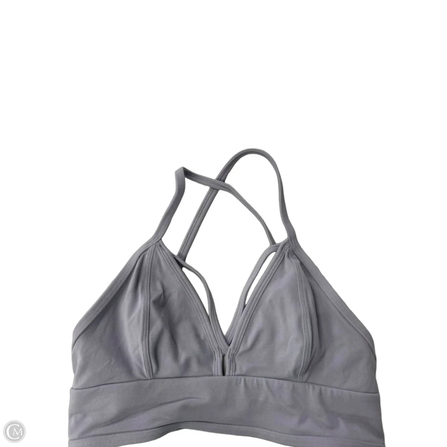 Athletic Bra By Lululemon In Grey, Size: 6