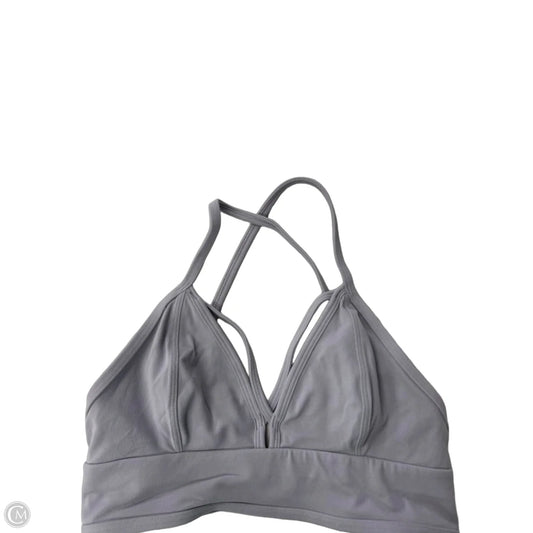 Athletic Bra By Lululemon In Grey, Size: 6