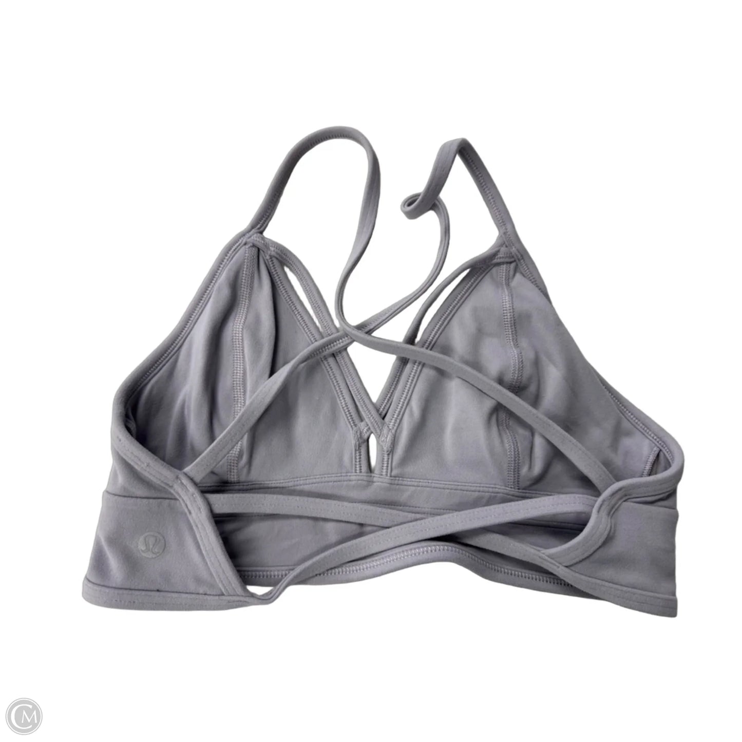 Athletic Bra By Lululemon In Grey, Size: 6