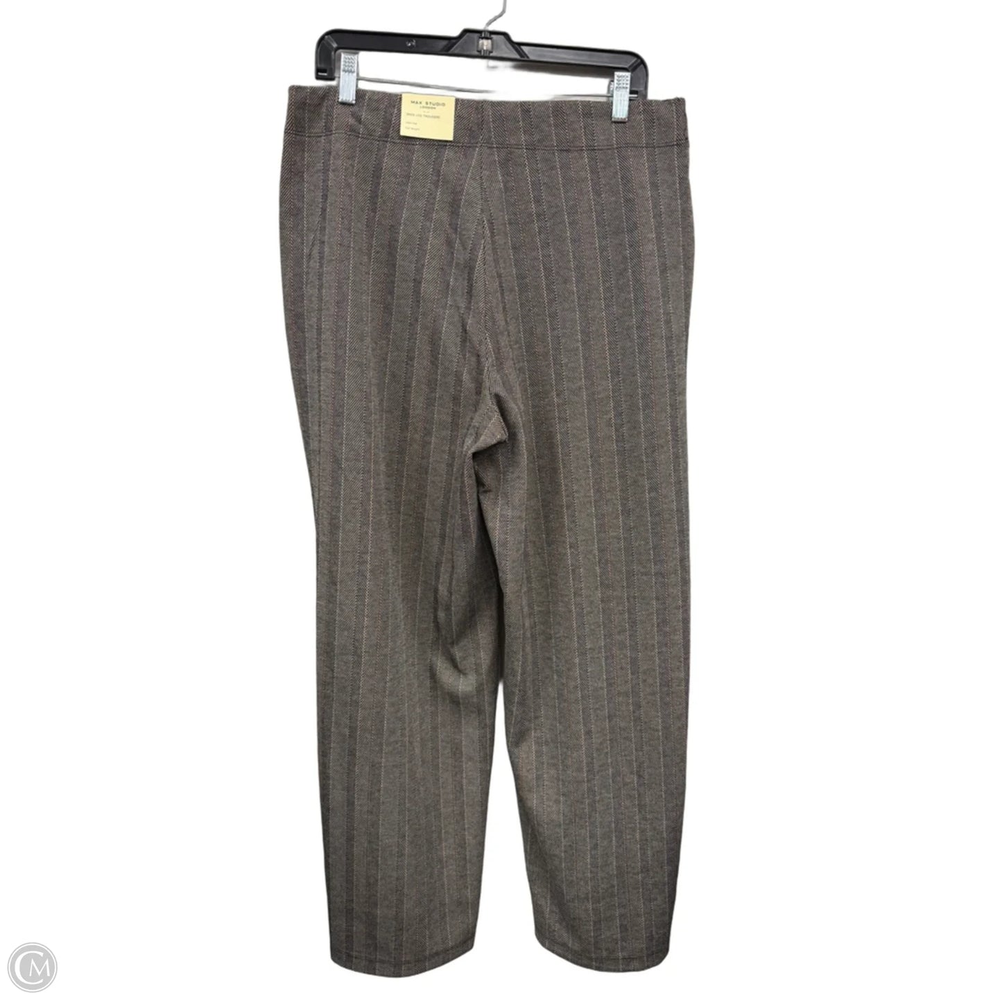 Pants Wide Leg By Max Studio In Striped Pattern, Size: Xl