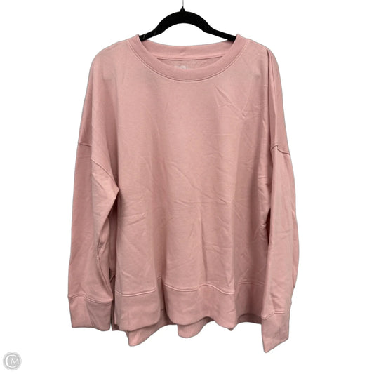 Sweatshirt Crewneck By Time And Tru In Pink, Size: Xxl