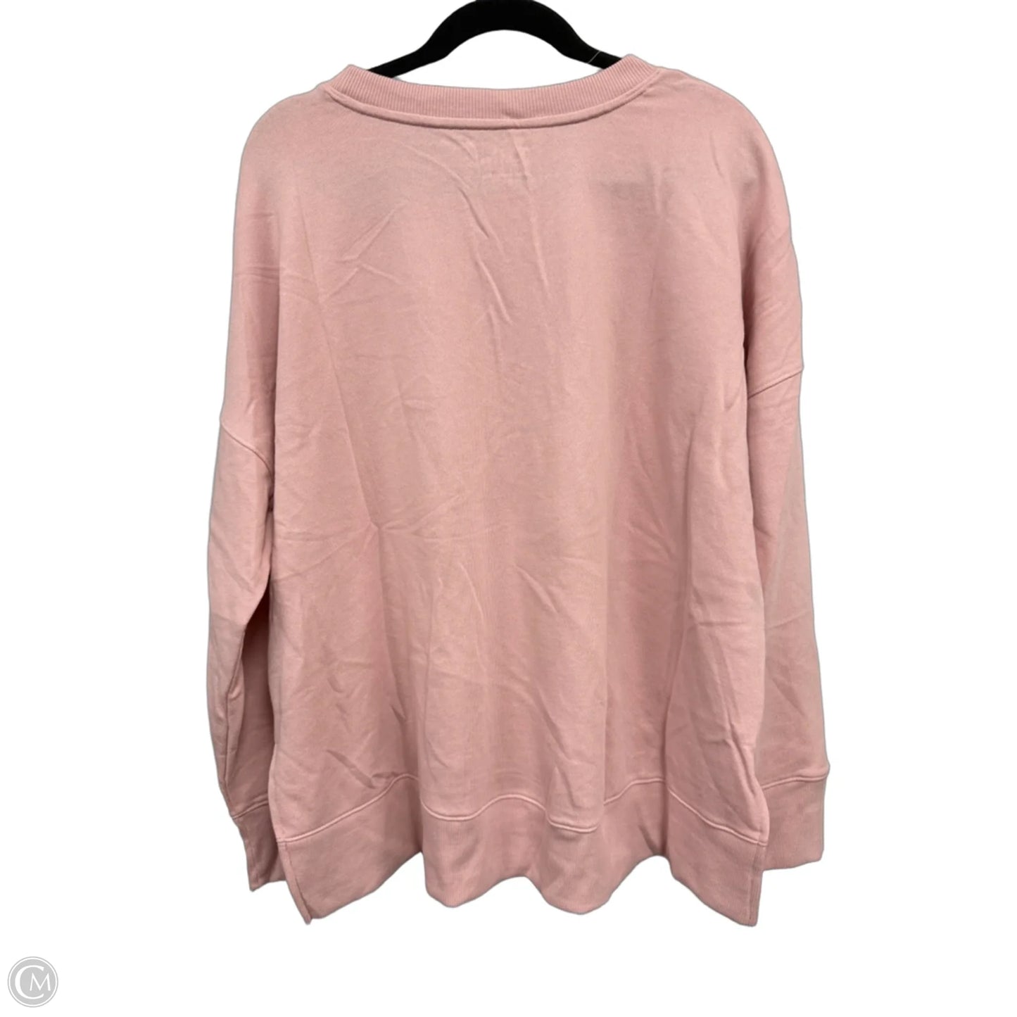 Sweatshirt Crewneck By Time And Tru In Pink, Size: Xxl