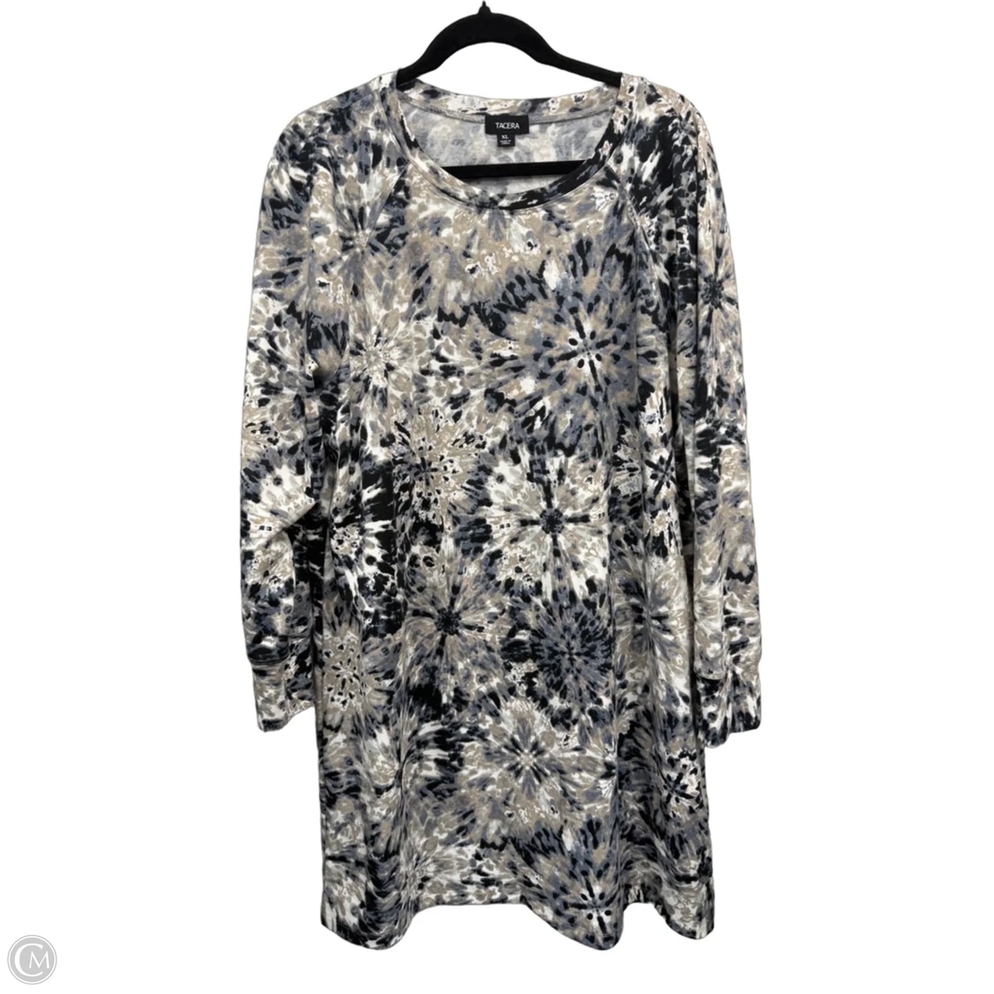 Dress Casual Short By Tacera In Tie Dye Print, Size: Xl