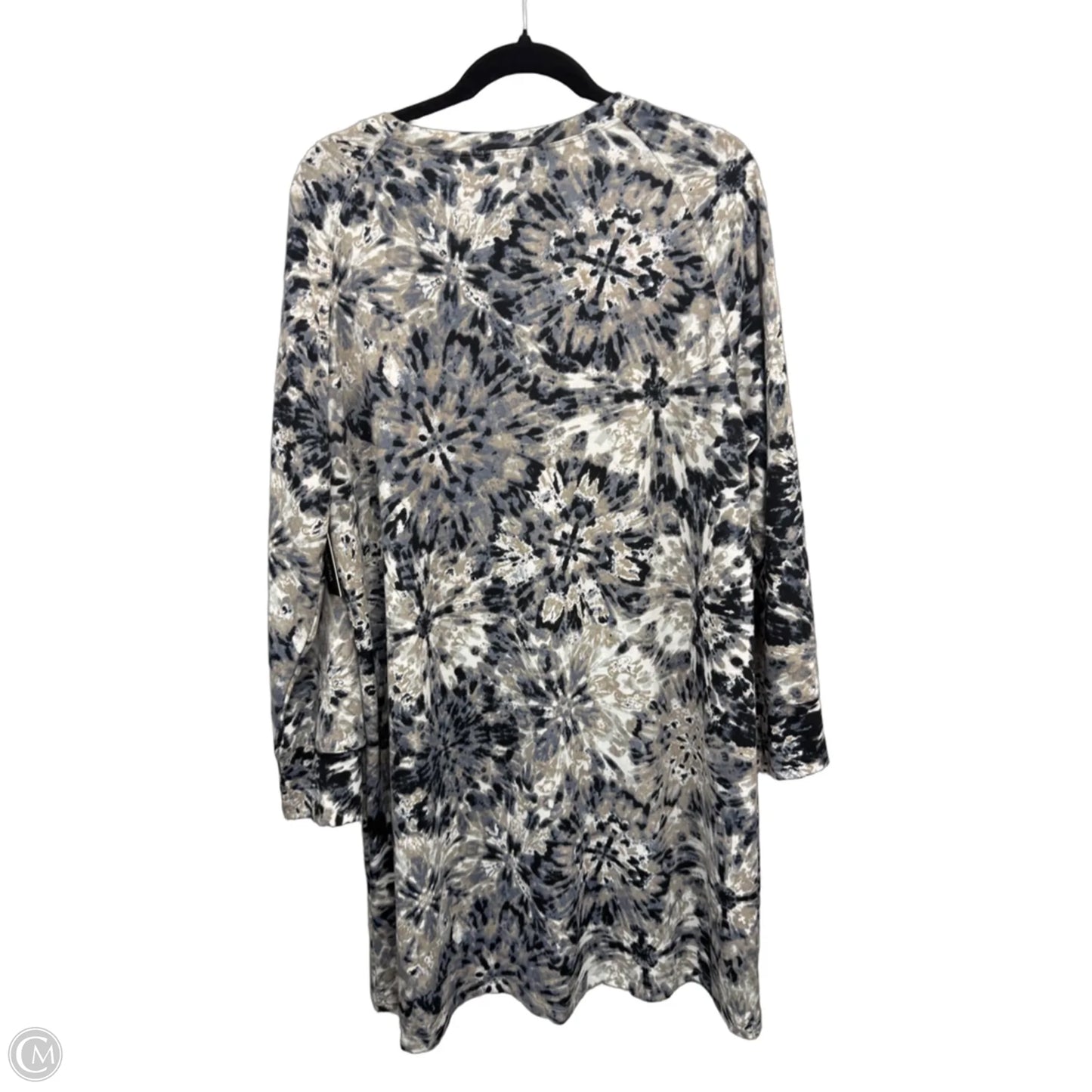 Dress Casual Short By Tacera In Tie Dye Print, Size: Xl