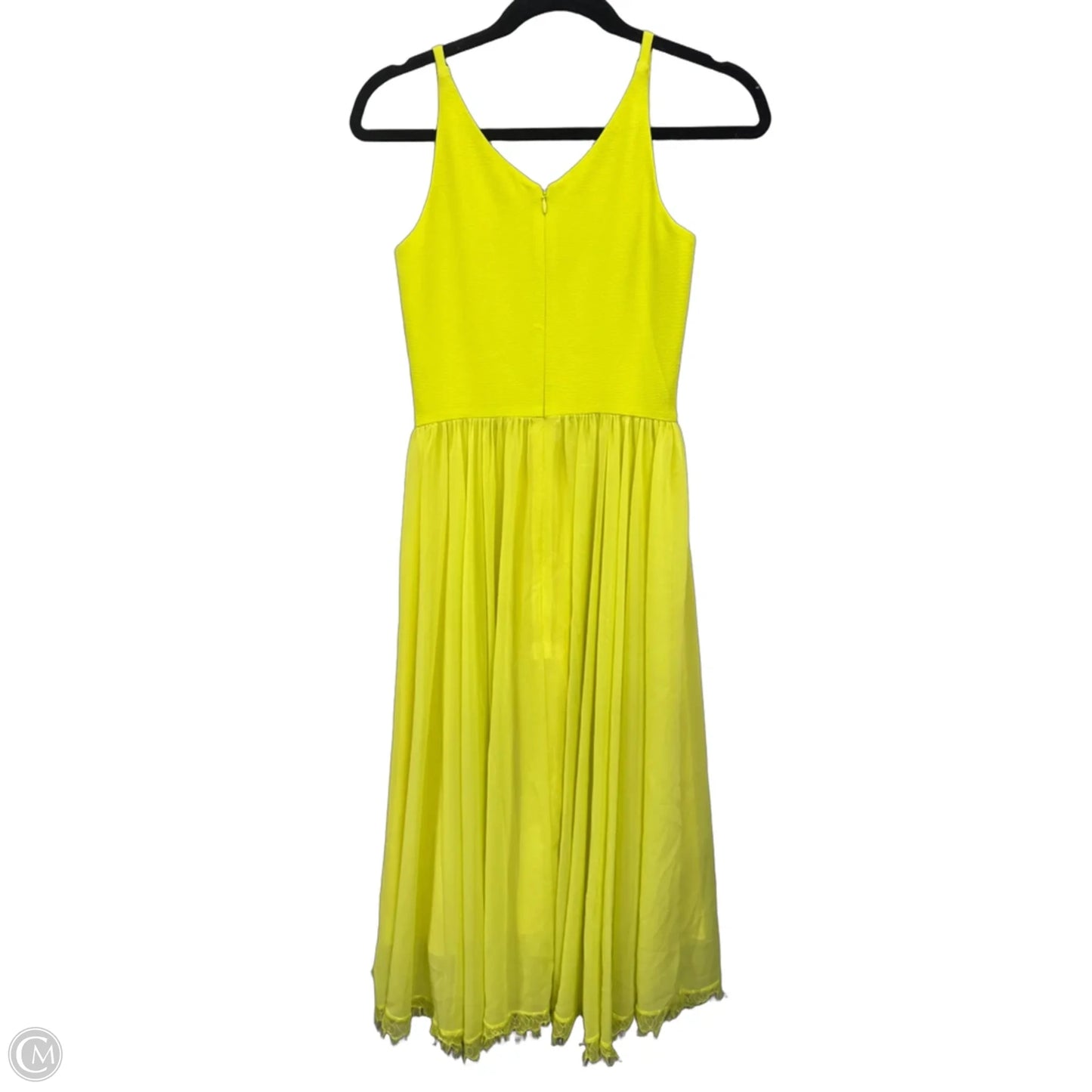 Dress Casual Midi By Dress The Population In Yellow, Size: Xs