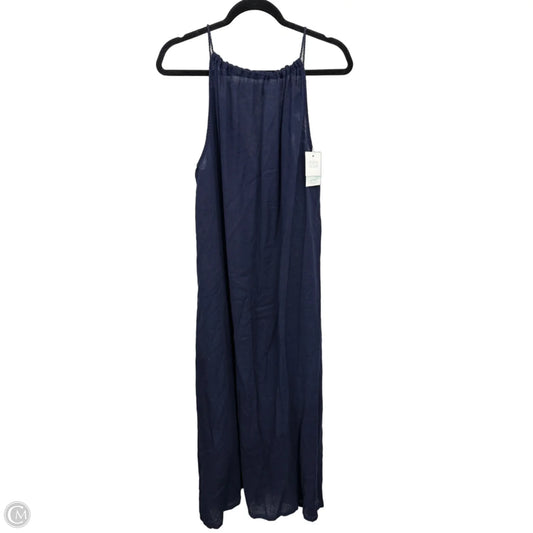Dress Casual Midi By Sigrid Olsen In Navy, Size: Xl