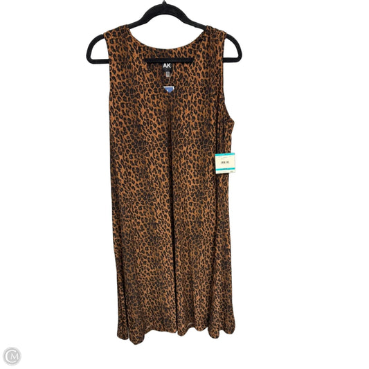 Dress Casual Short By Clothes Mentor In Black & Brown, Size: 16