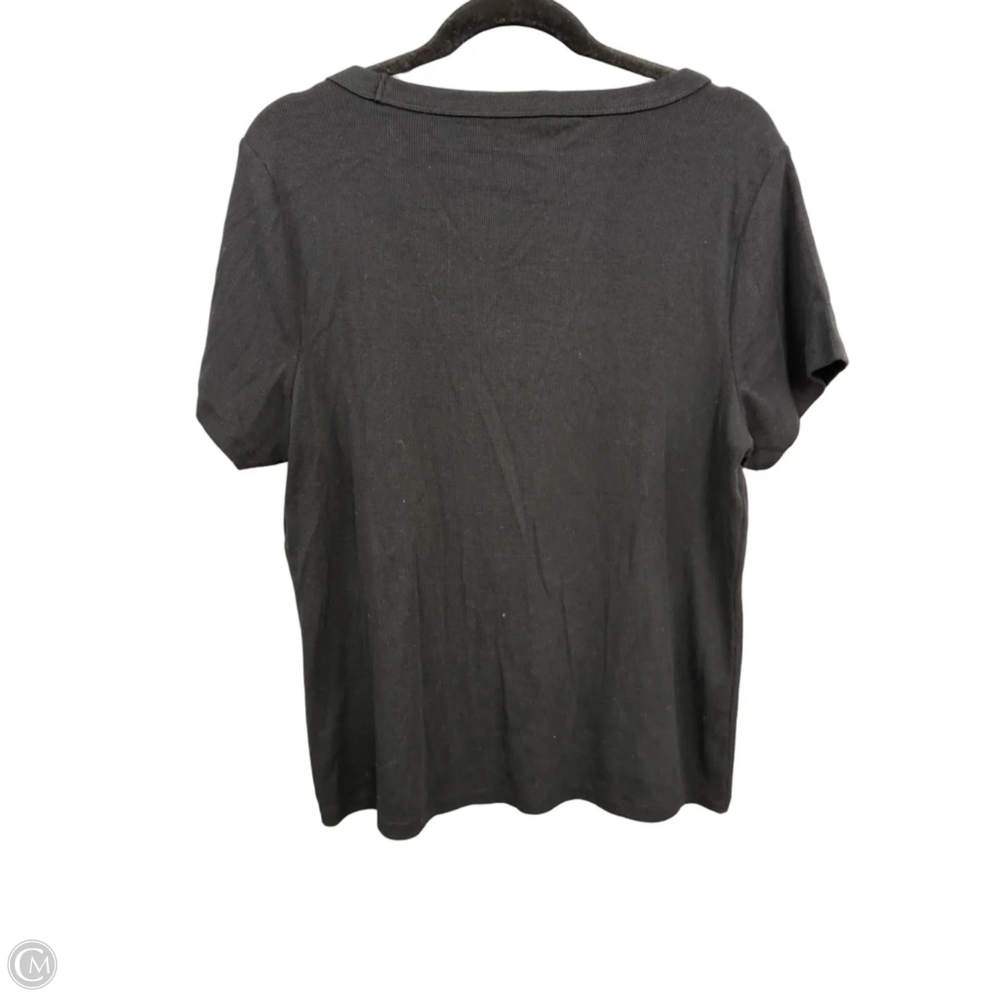 Top Short Sleeve Basic By Old Navy In Black, Size: Xxl