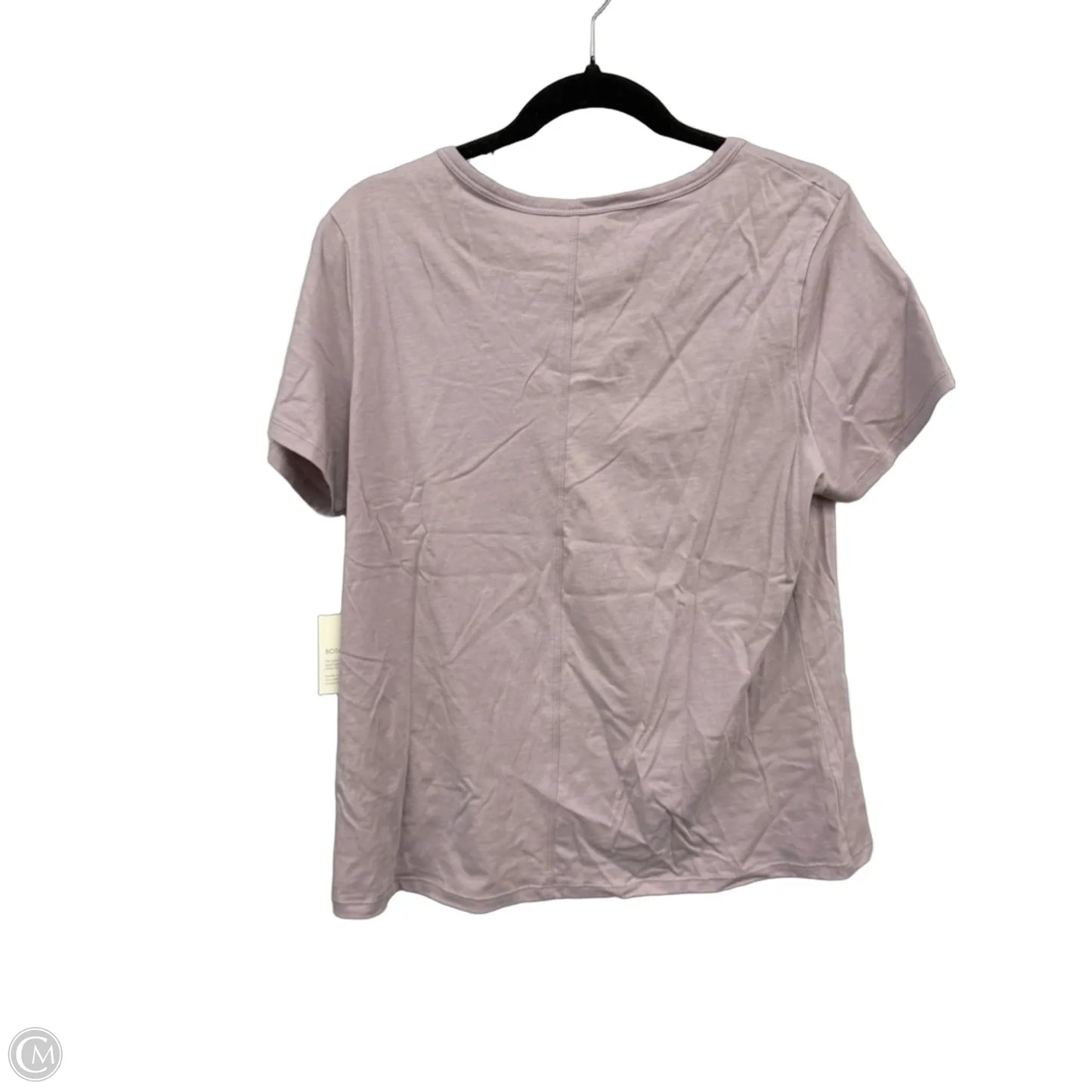 Top Short Sleeve Basic By Sigrid Olsen In Purple, Size: Xl