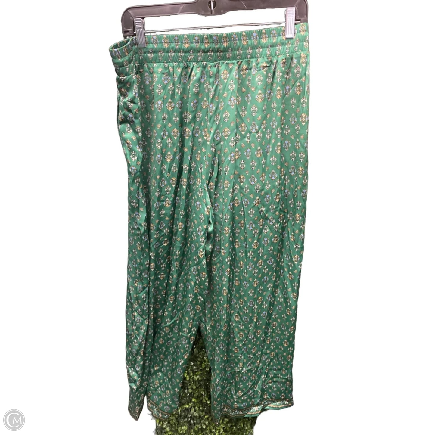 Pants Wide Leg By Max Studio In Green & Orange, Size: Xl