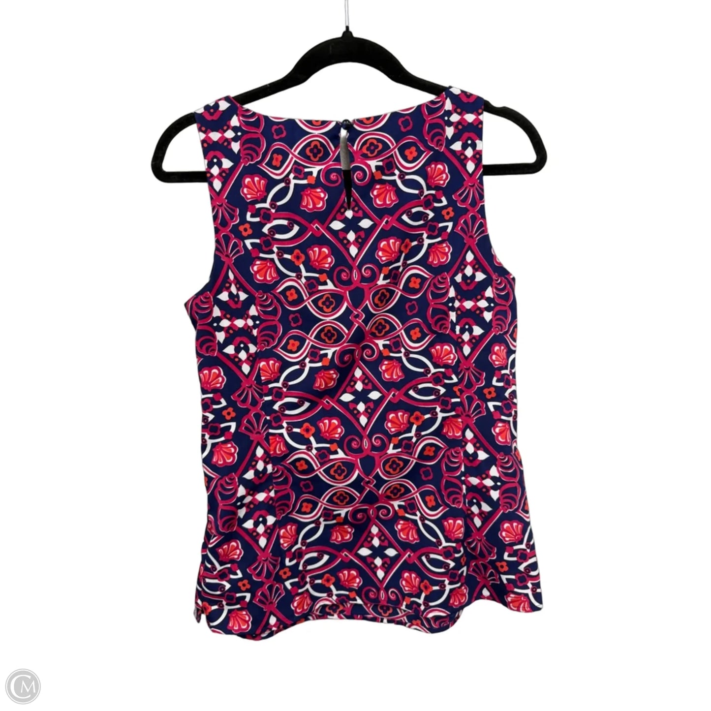 Top Sleeveless By Vineyard Vines In Blue & Pink, Size: 6