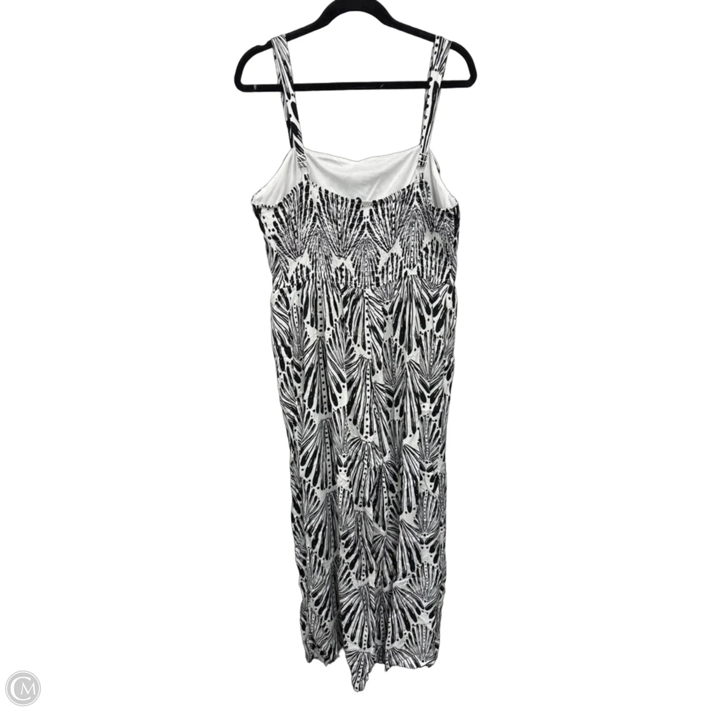 Jumpsuit By Luxology In Black & White, Size: Xl