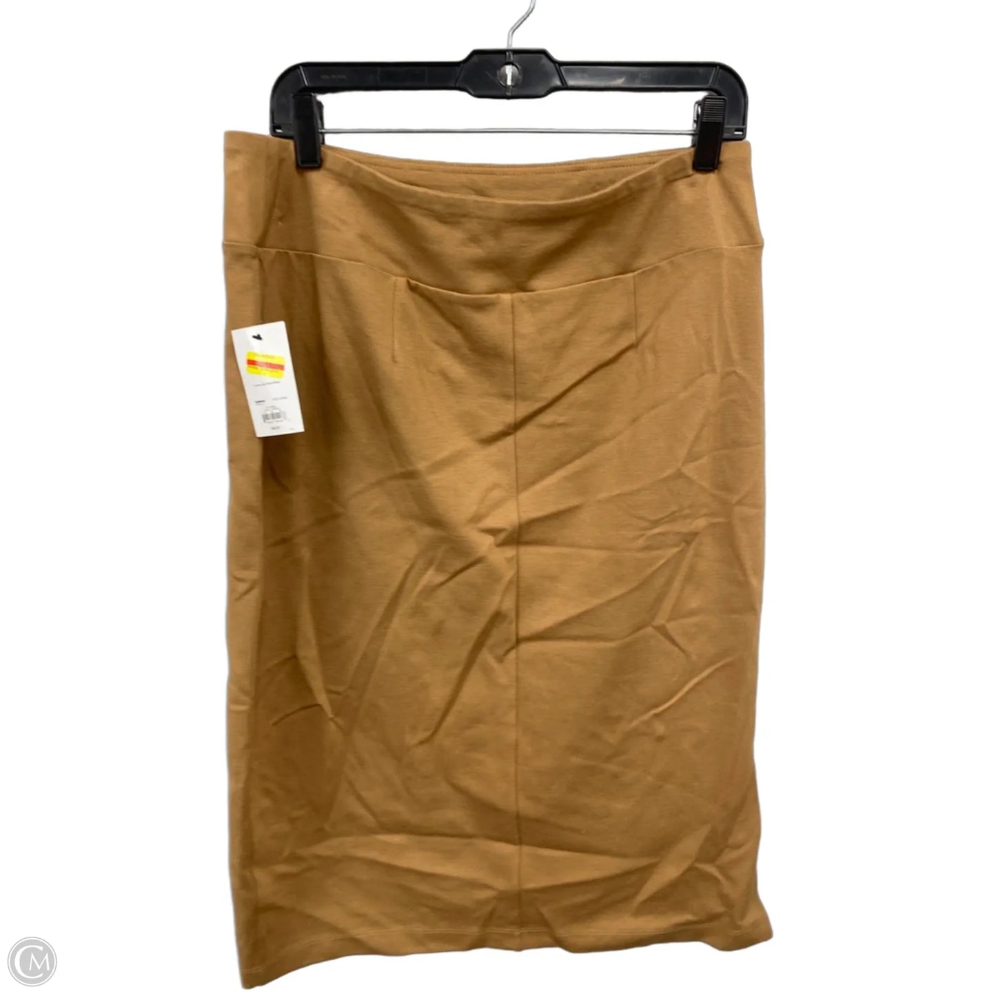 Skirt Midi By Nine West In Tan, Size: L