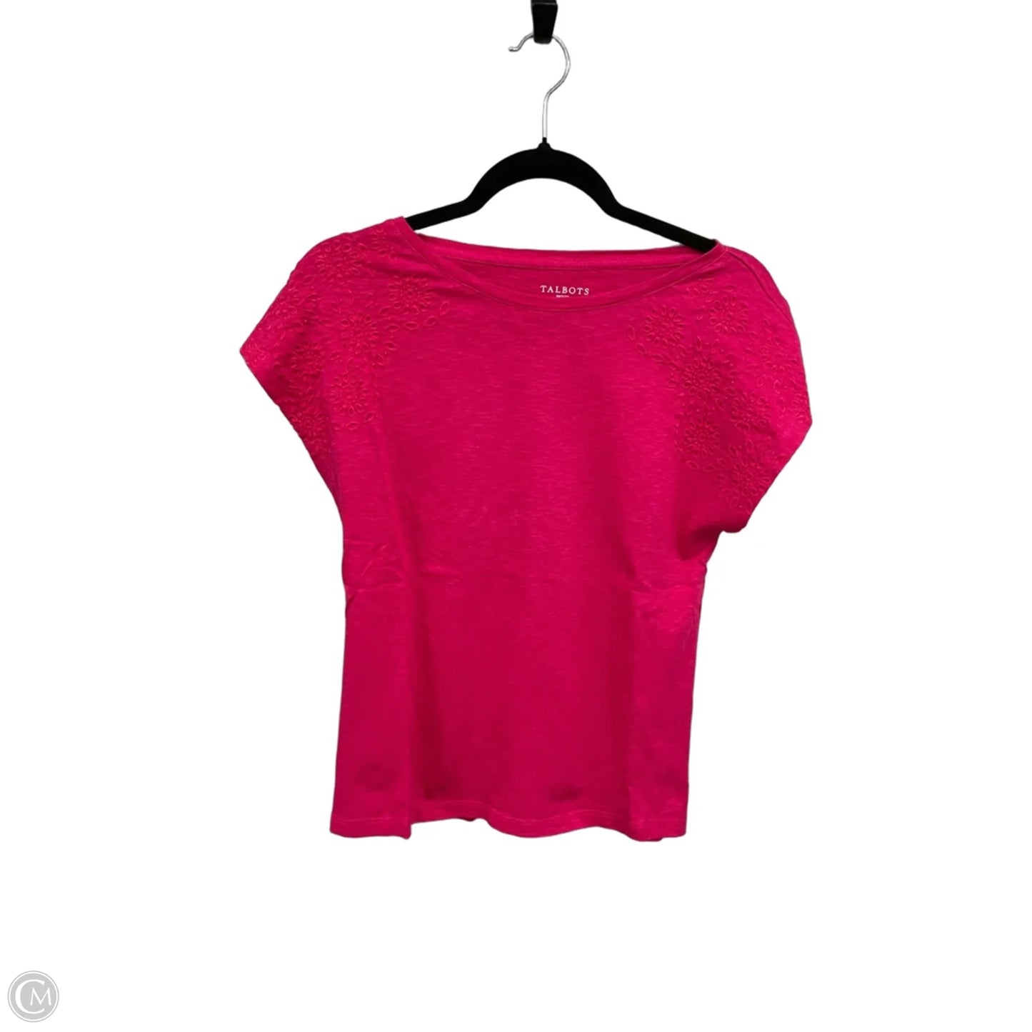 Top Short Sleeve By Talbots In Pink, Size: Sp