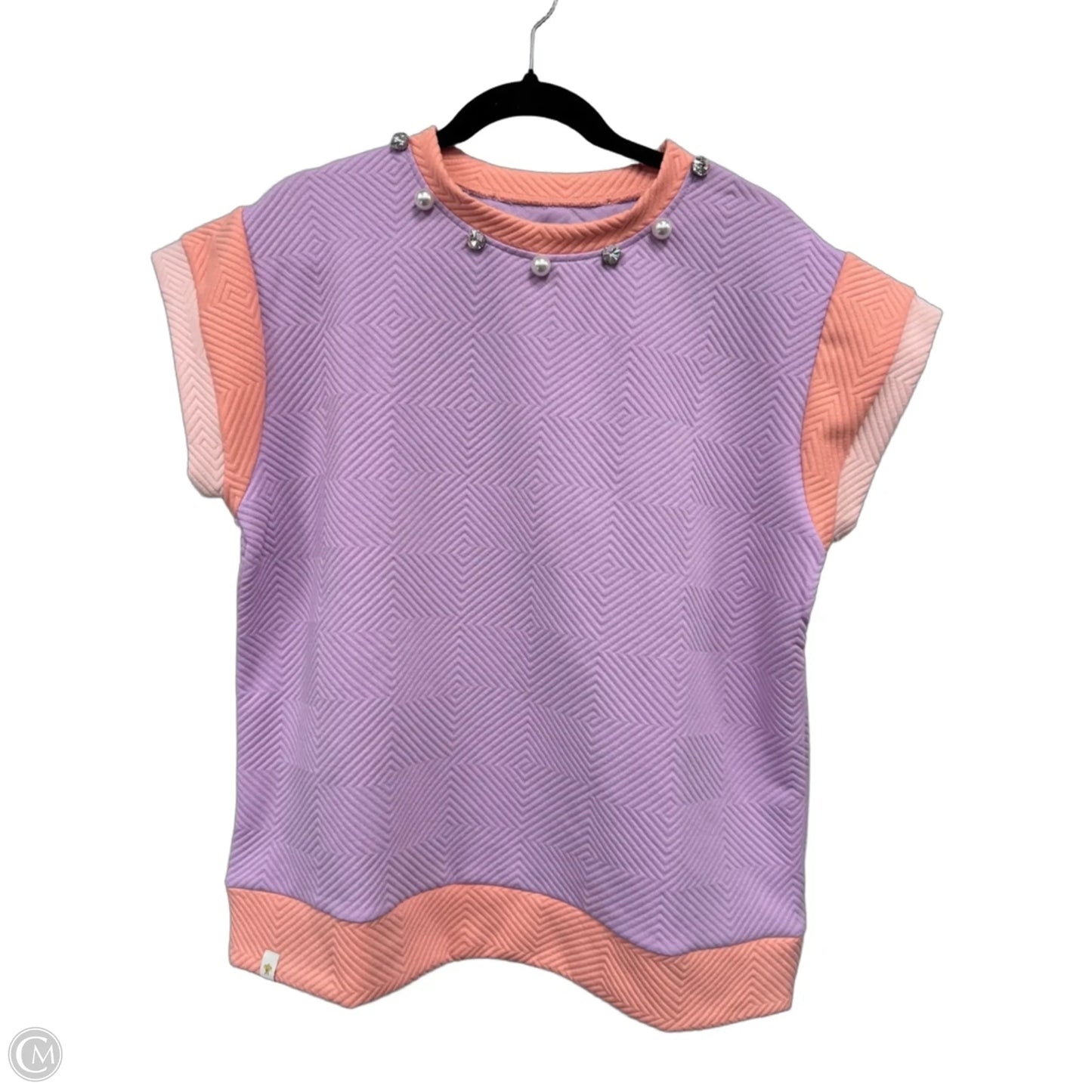 Pants Set 2pc By Simply Southern In Orange & Purple, Size: L