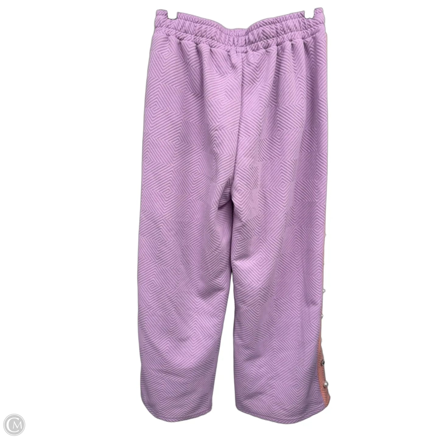 Pants Set 2pc By Simply Southern In Orange & Purple, Size: L