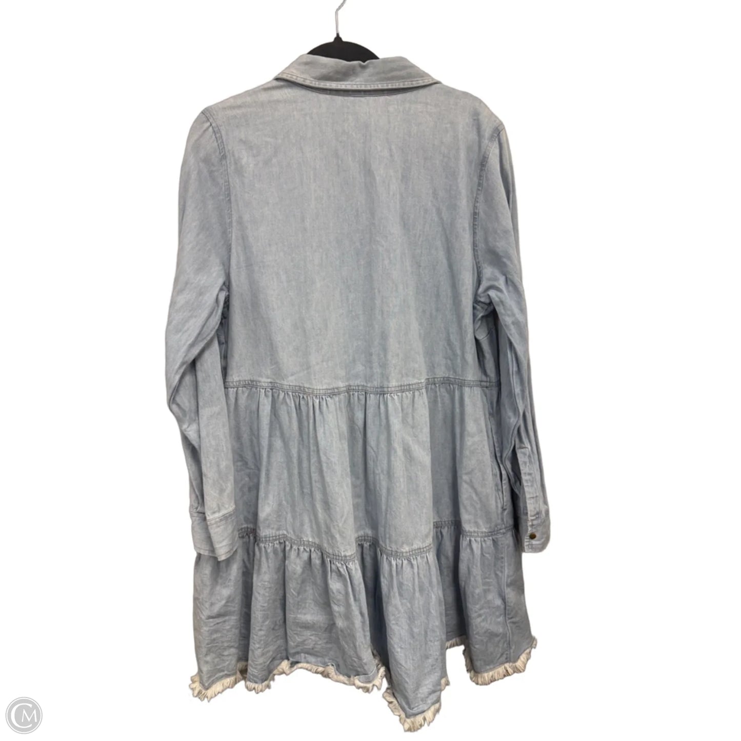 Dress Casual Short By True Craft In Blue, Size: 1x