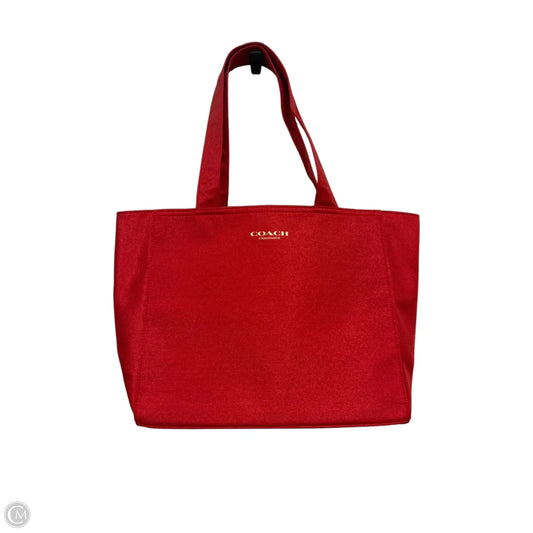 Tote Designer By Coach, Size: Medium