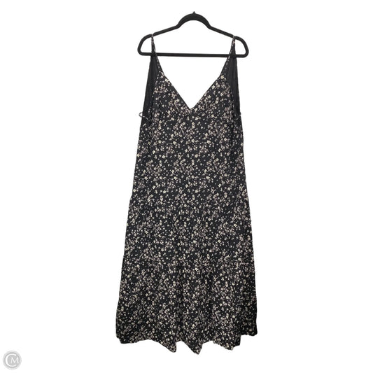 Dress Casual Maxi By Haani In Black & Cream, Size: L