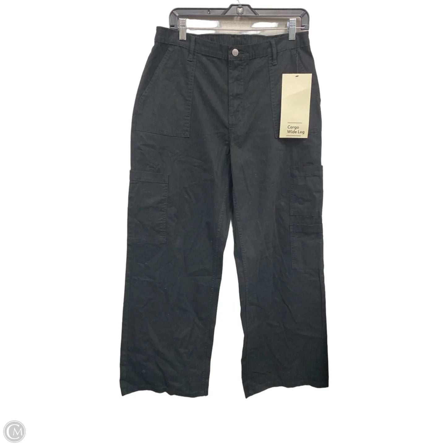 Pants Wide Leg By No Boundaries In Black, Size: L