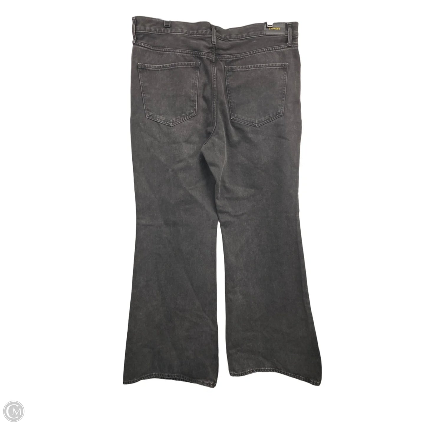 Jeans Flared By Express In Black, Size: 14