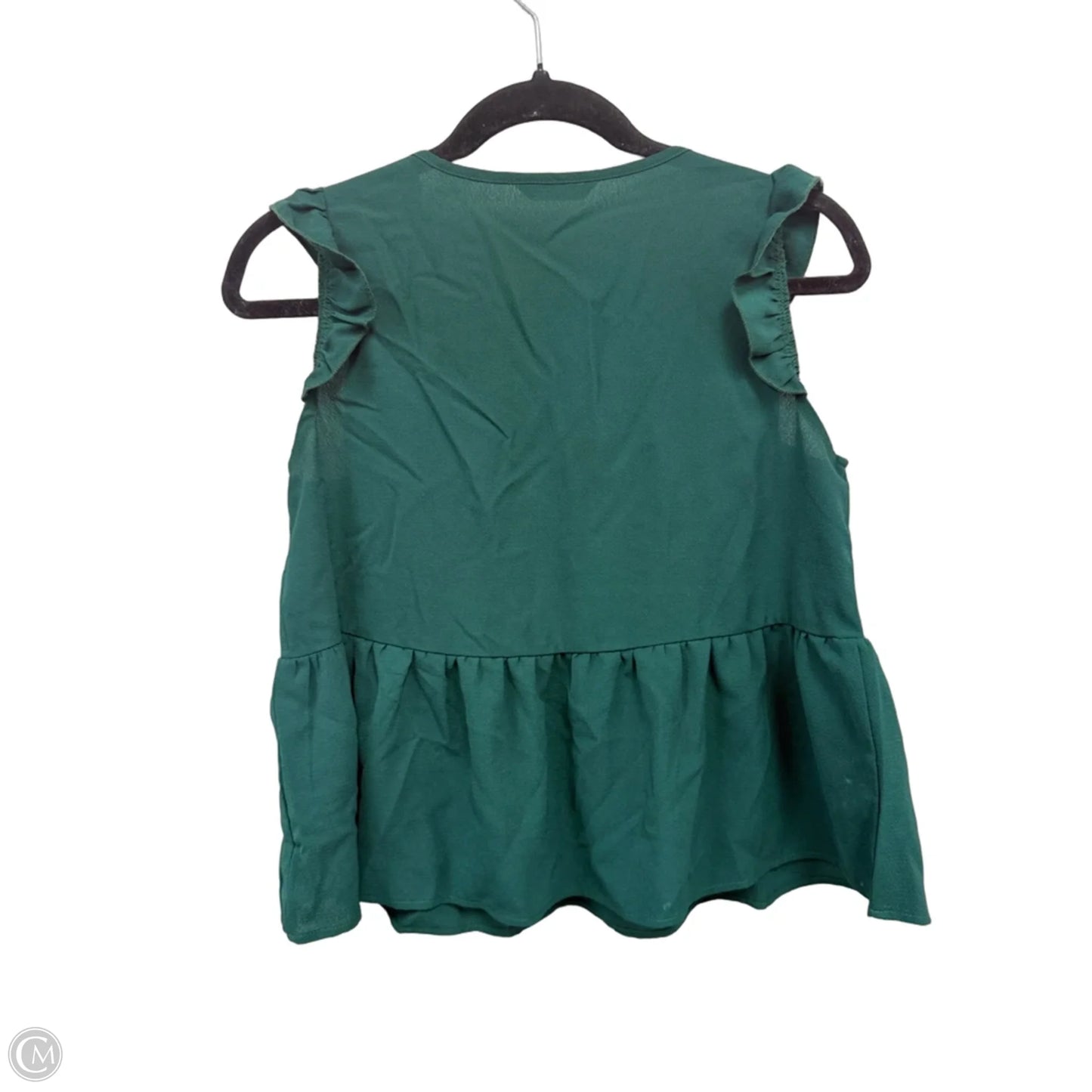 Top Short Sleeve By Shein In Green, Size: S