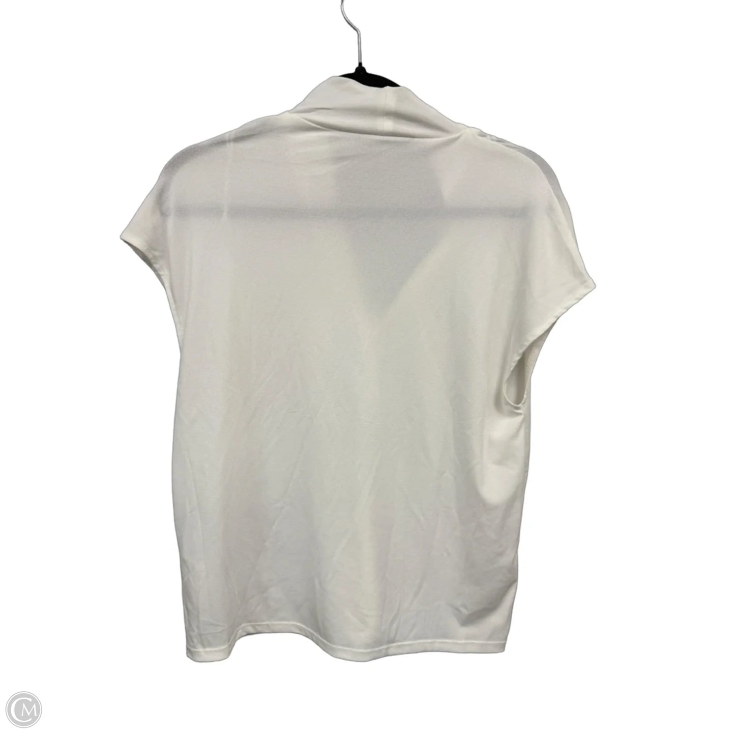 Top Short Sleeve By H&m In Cream, Size: S