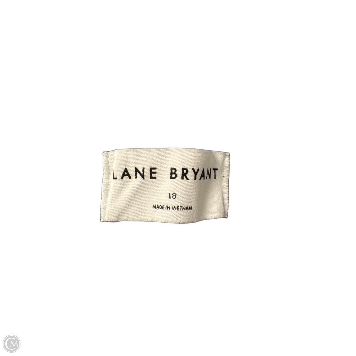 Jeans Boyfriend By Lane Bryant In Blue & Silver, Size: 18