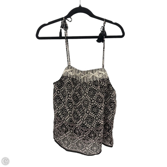 Top Sleeveless By American Eagle In Black & Tan, Size: S