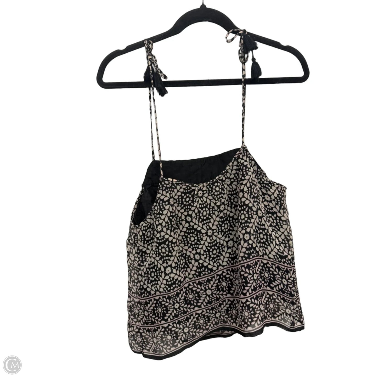 Top Sleeveless By American Eagle In Black & Tan, Size: S
