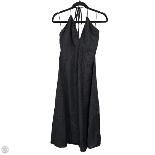 Dress Casual Midi By H&m In Black, Size: M