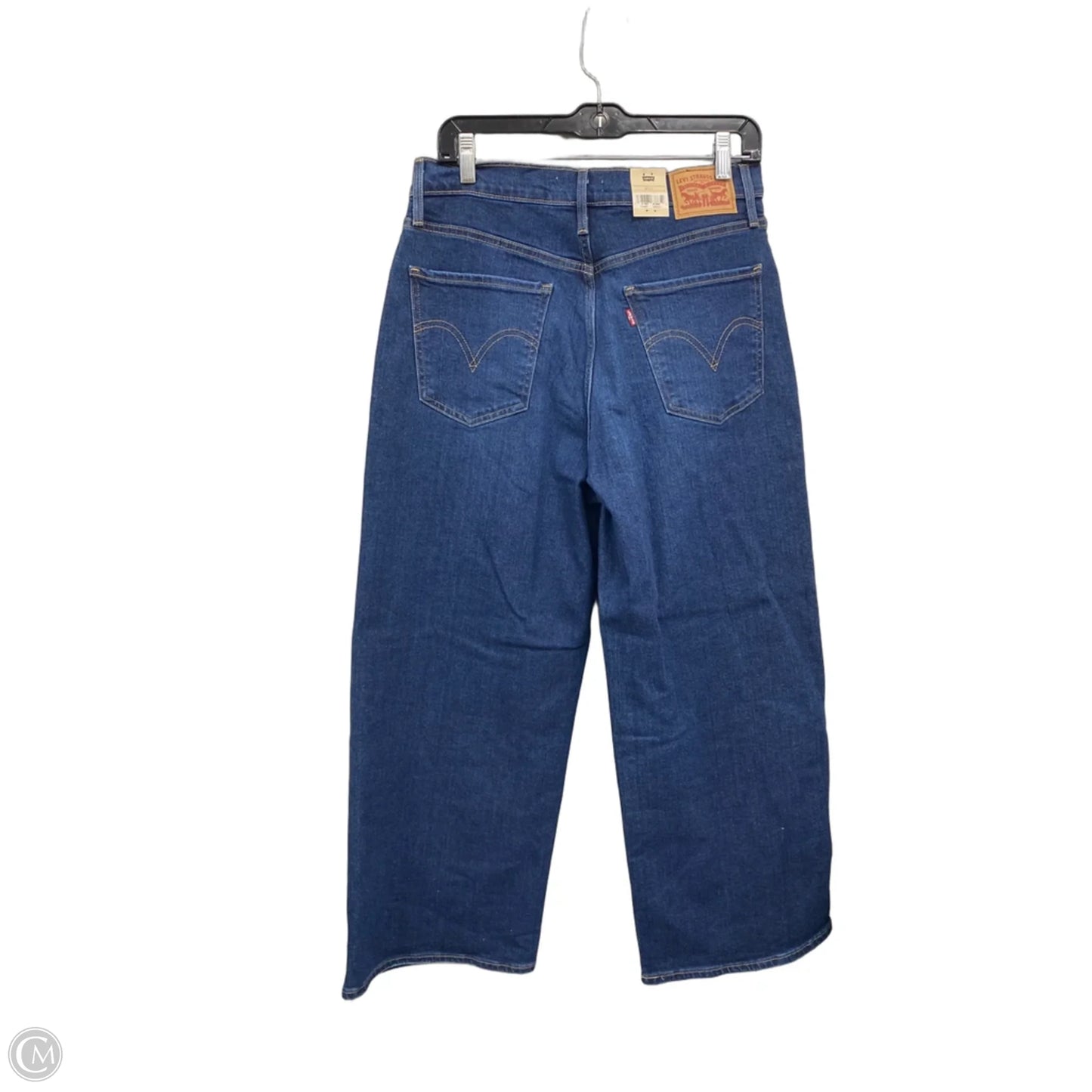 Jeans Wide Leg By Levis In Blue, Size: 10