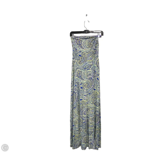 Dress Casual Midi By Limited In Purple & Yellow, Size: Xs