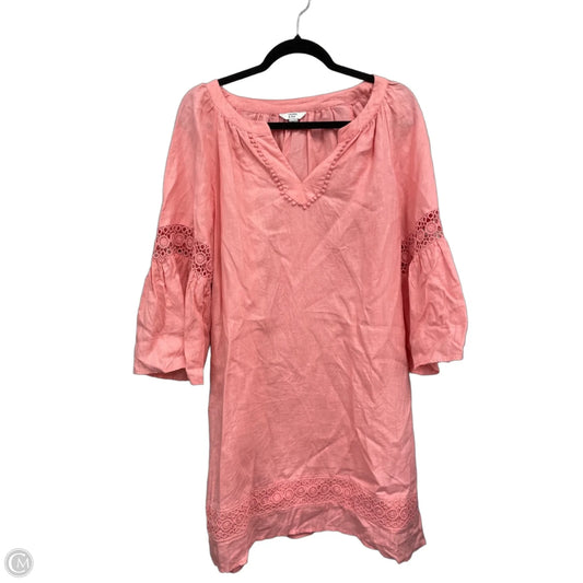 Dress Casual Short By Crown And Ivy In Peach, Size: Xl