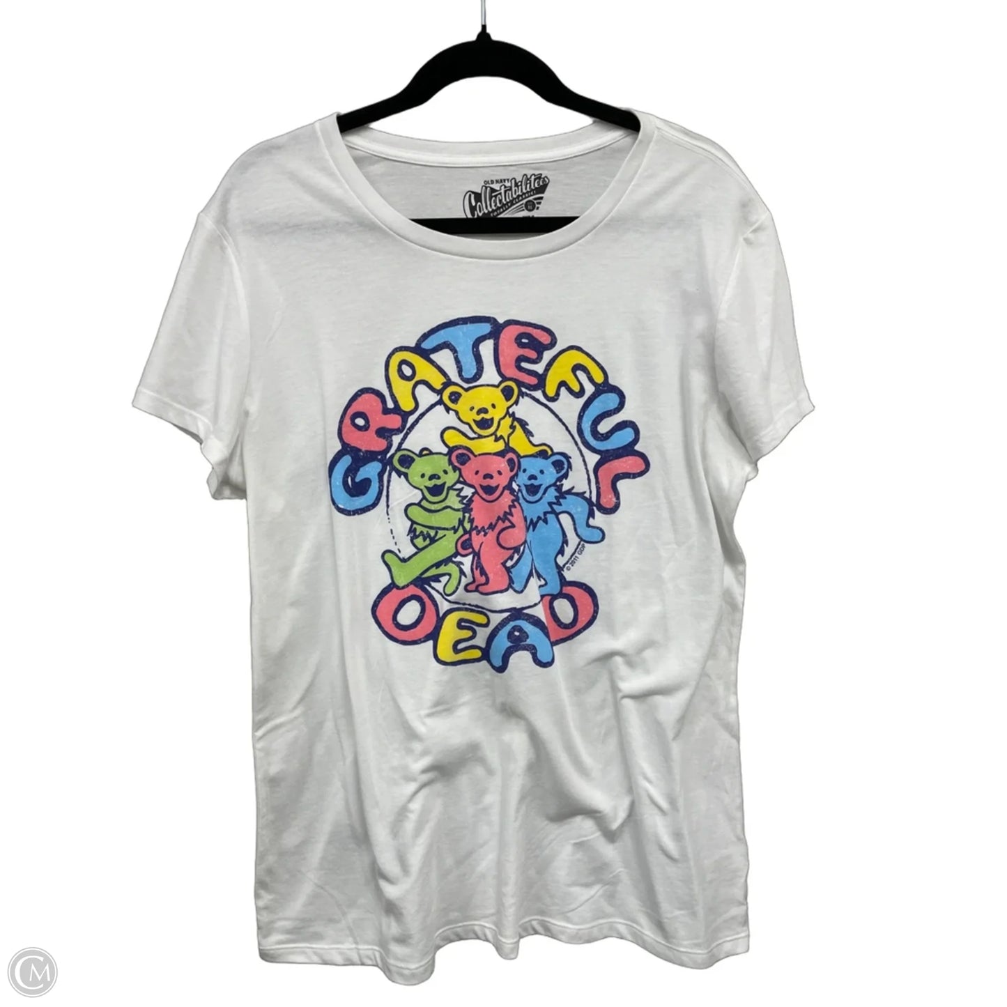 Top Short Sleeve Basic By Old Navy In White, Size: Xl