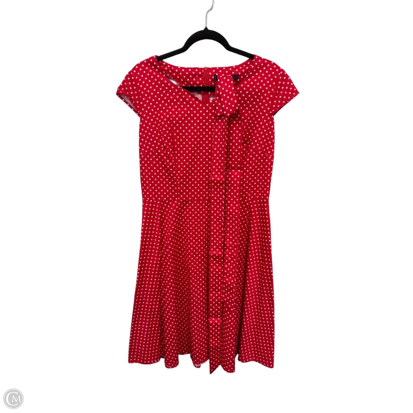 Dress Casual Short By Clothes Mentor In Red & White, Size: Xl