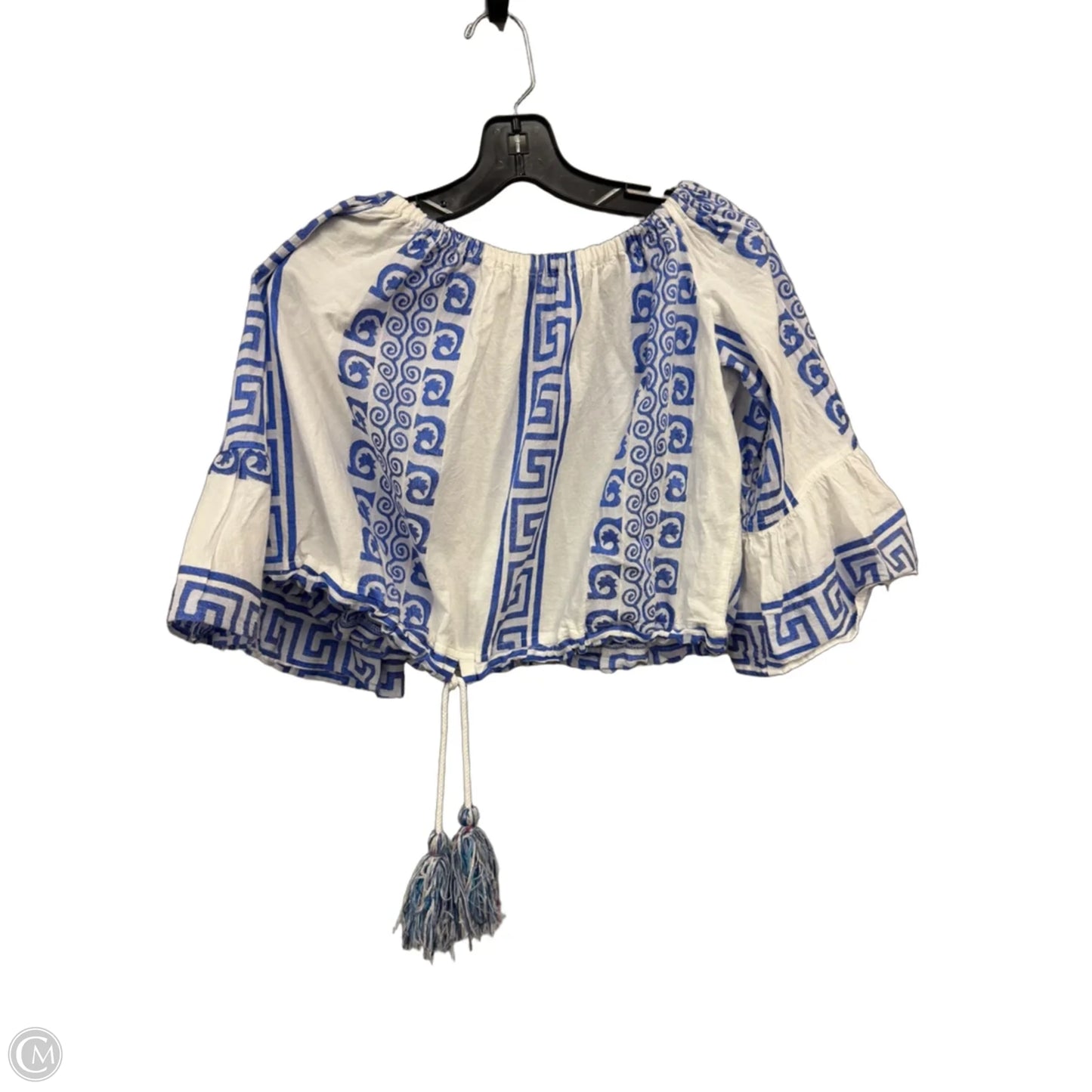 Skirt Set 2pc By Clothes Mentor In Blue & White, Size: S