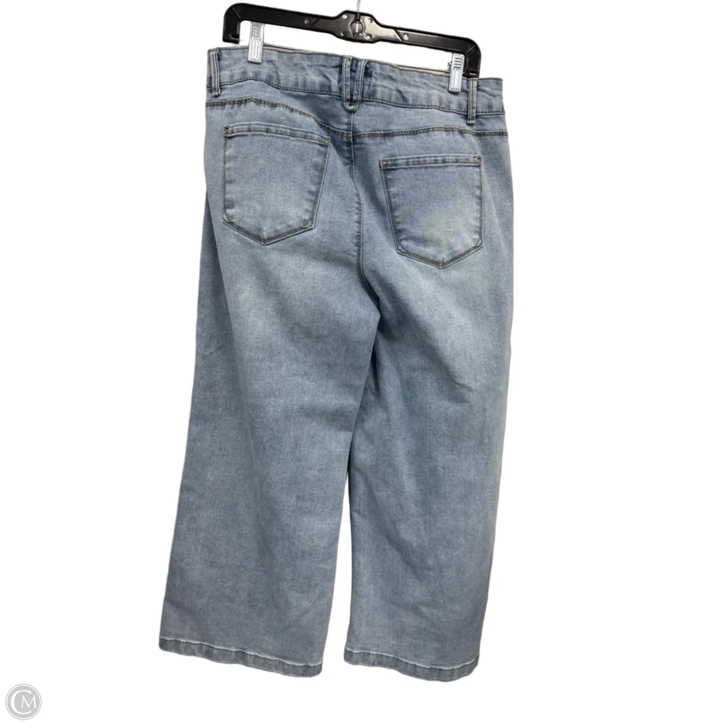 Jeans Wide Leg By Curve Appeal In Blue, Size: 12