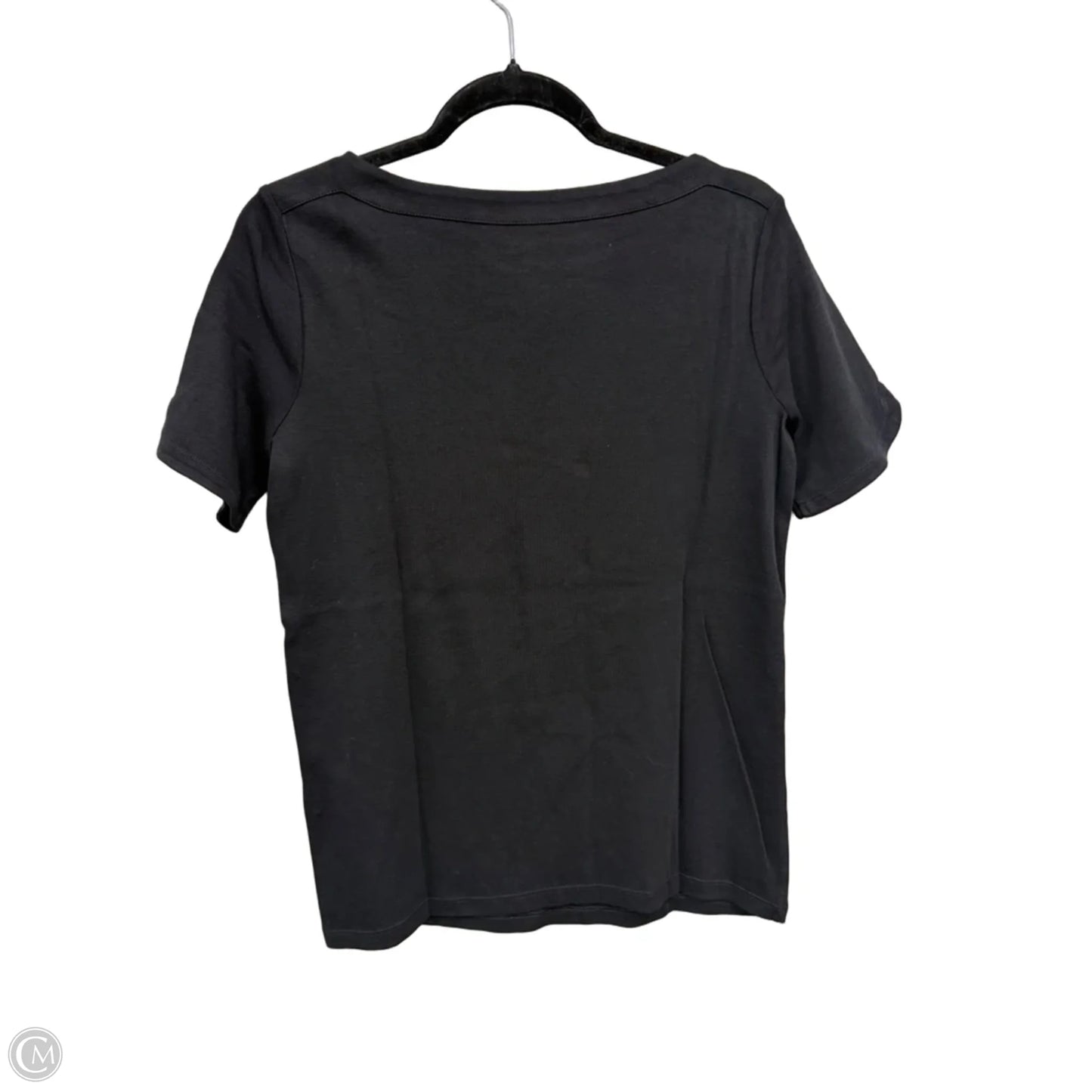 Top Short Sleeve Basic By Chicos In Black, Size: M