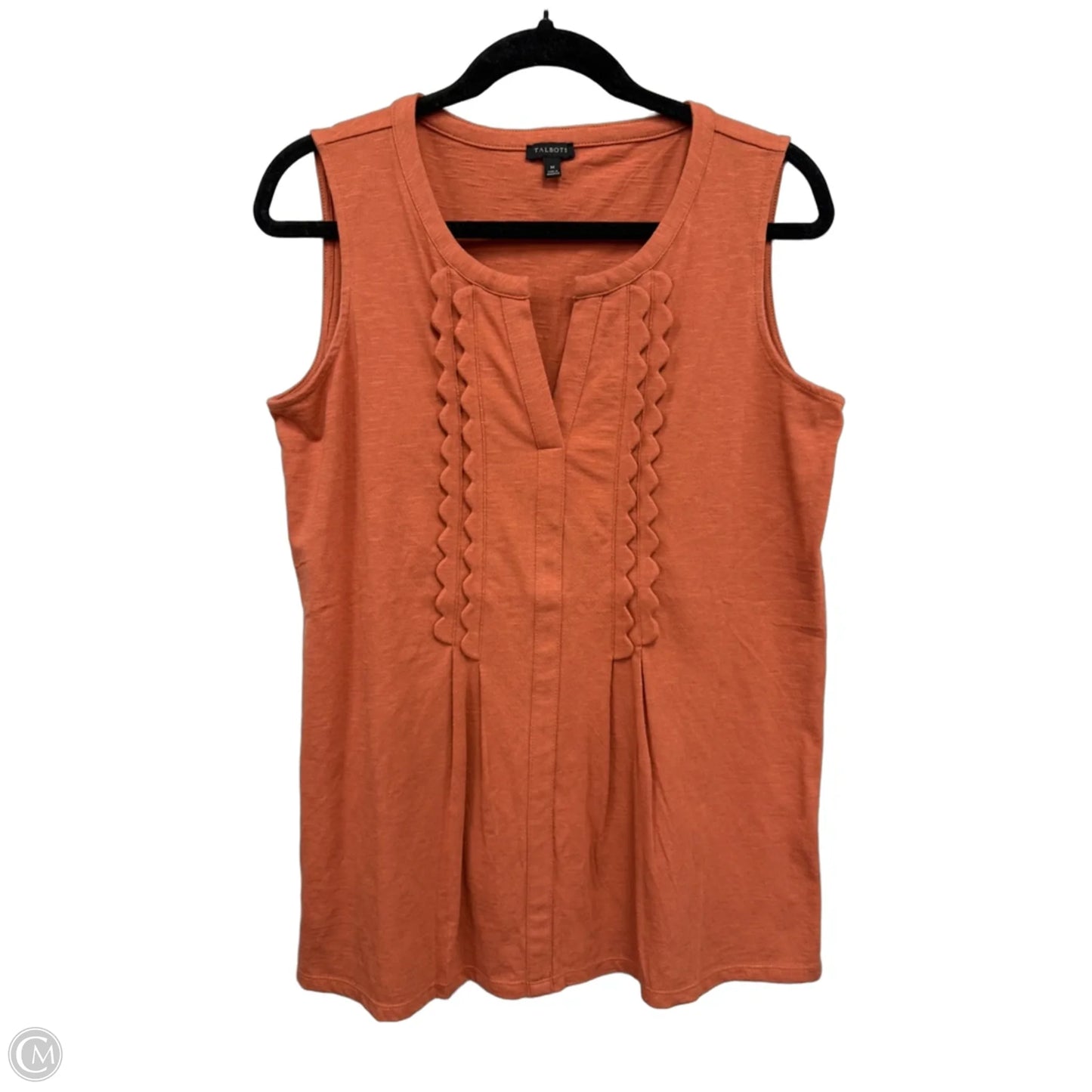Top Sleeveless By Talbots In Coral, Size: M
