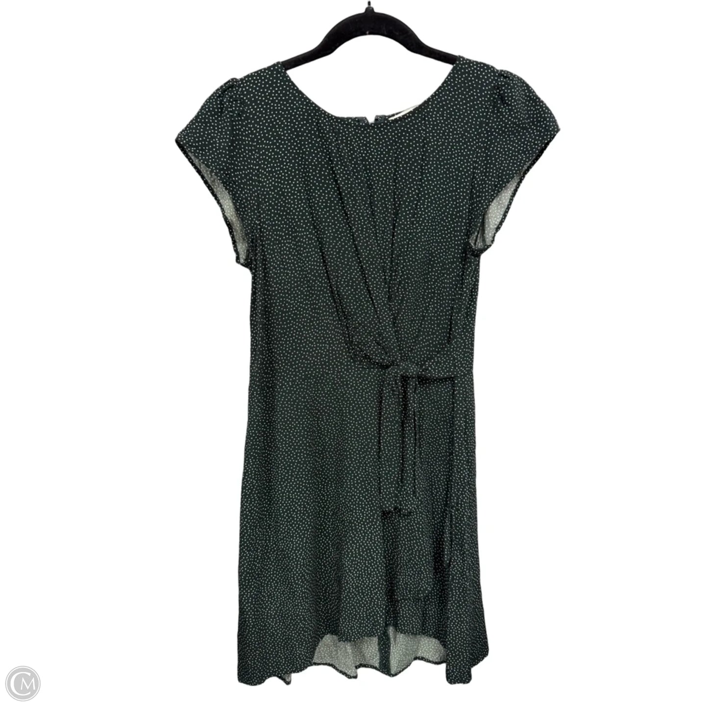 Dress Casual Short By Loft In Green & White, Size: 6
