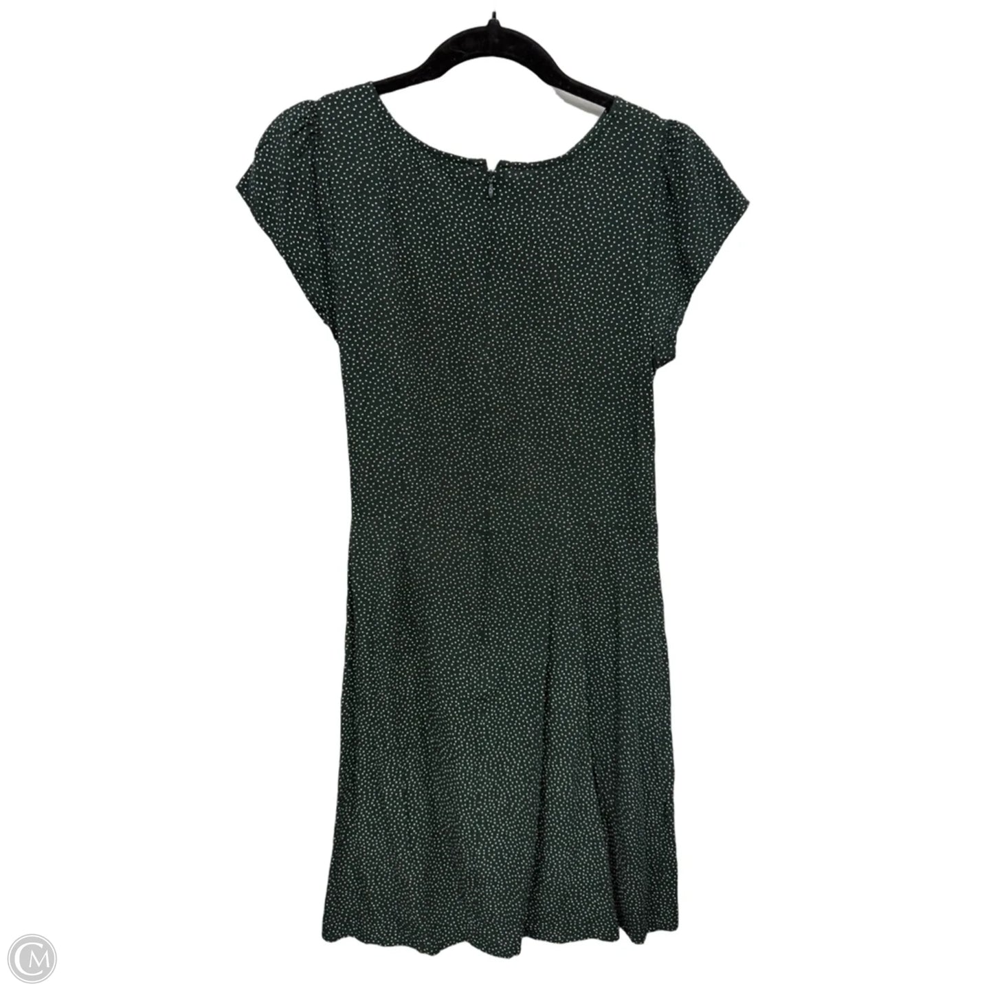 Dress Casual Short By Loft In Green & White, Size: 6