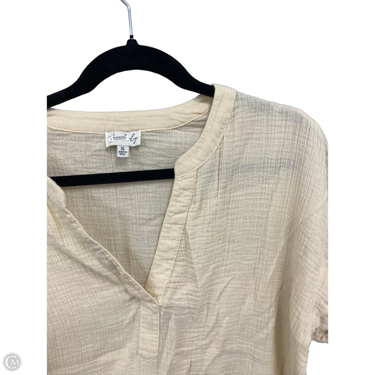 Top Short Sleeve By Wonderly In Floral Print, Size: Xl