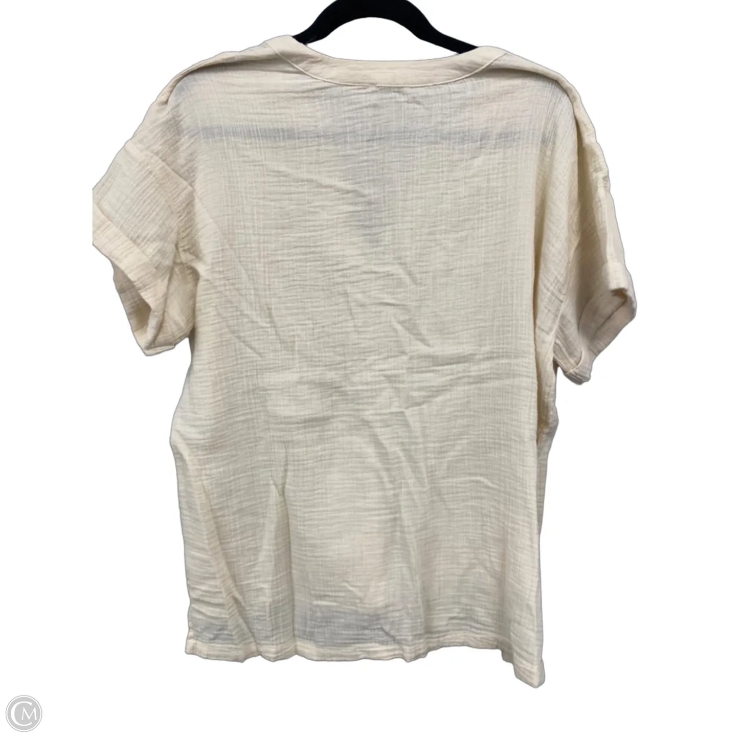 Top Short Sleeve By Wonderly In Floral Print, Size: Xl