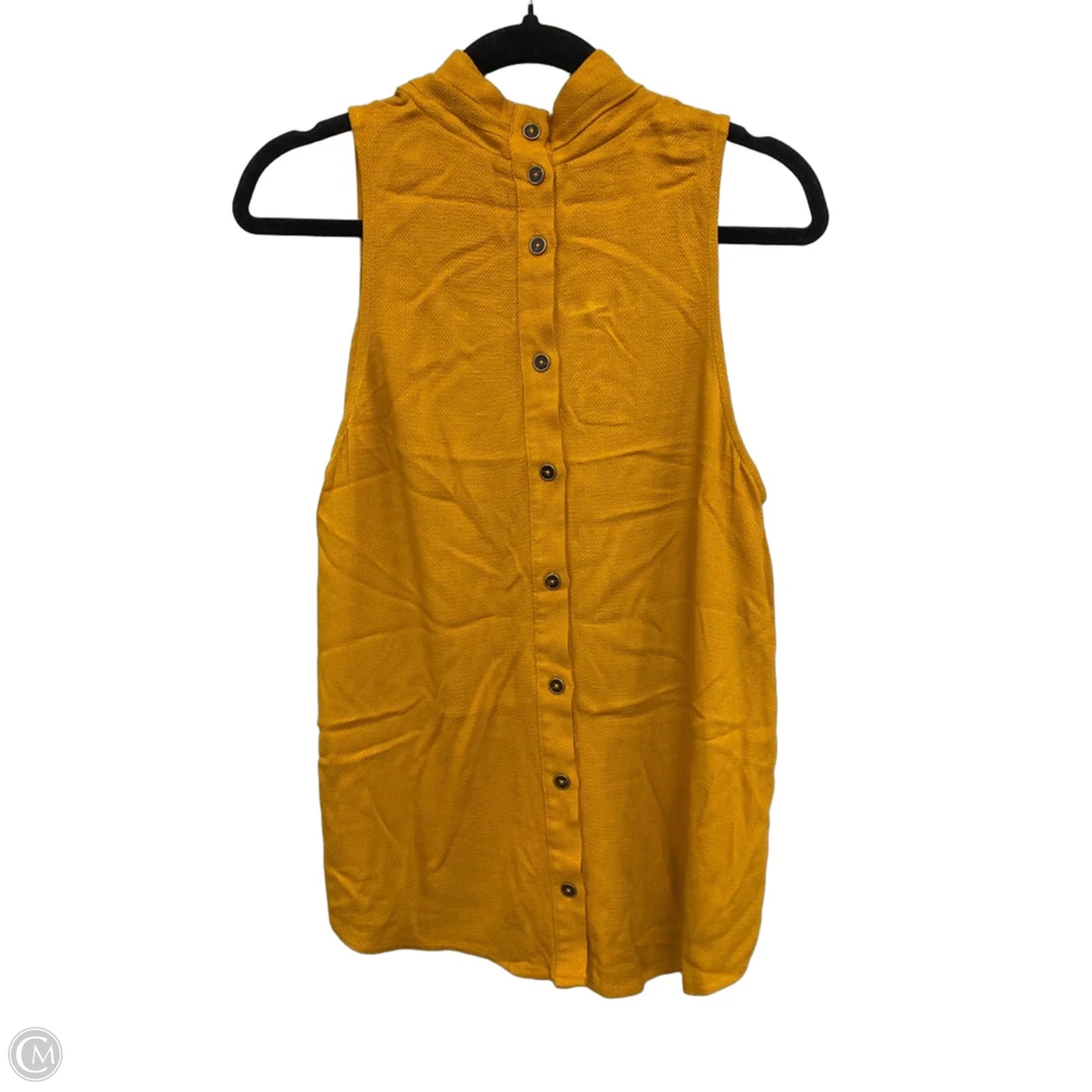 Top Sleeveless By Maeve In Gold, Size: 12