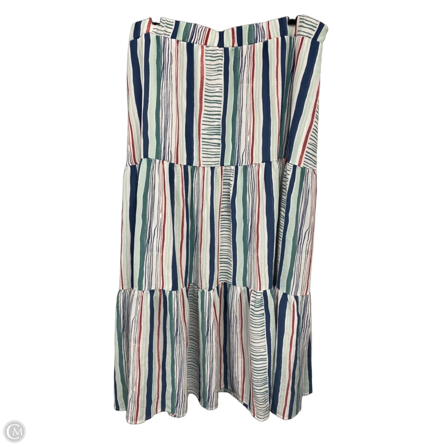 Skirt Maxi By Lane Bryant In Blue & Green, Size: 3x