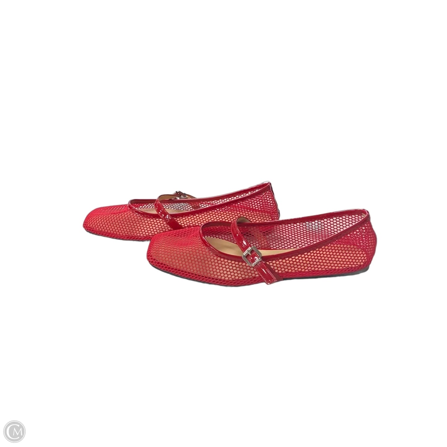 Shoes Flats By Clothes Mentor In Red, Size: 11.5