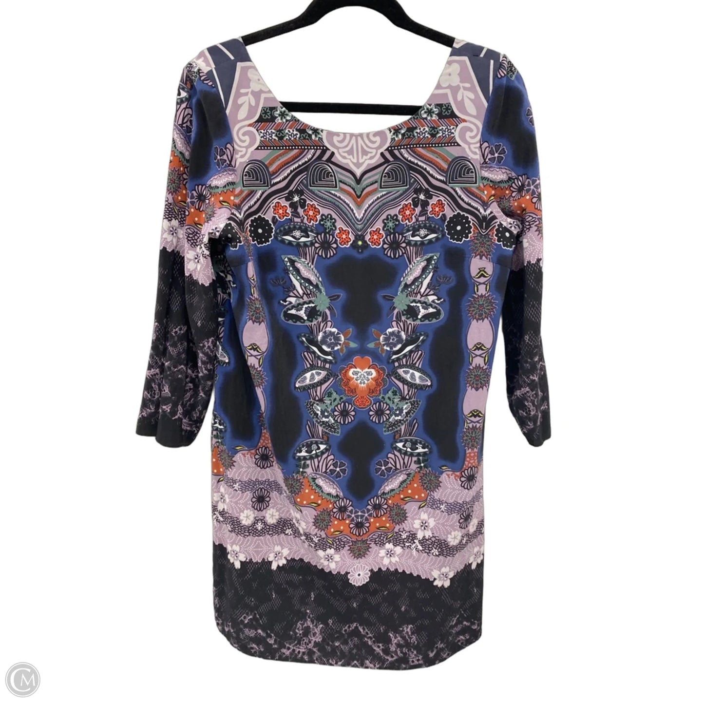 Dress Casual Short By Tibi In Black & Purple, Size: 10